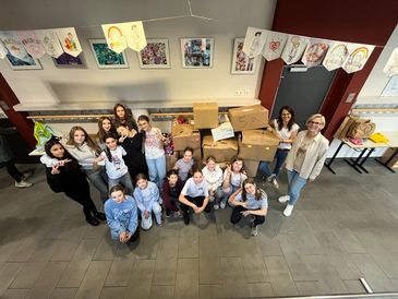 Schulmaterial für ukrainische Kinder